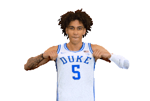 College Basketball Kiss Sticker by Duke Men's Basketball