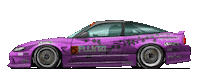 Car Drifting Sticker