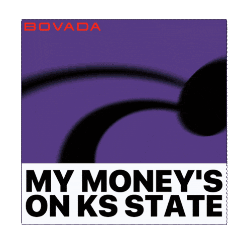 Kansas State Wildcats Sticker by Bovada