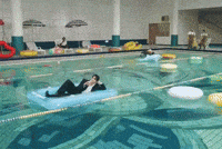 Pool Swim GIF