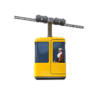 Cable Car Ride Sticker