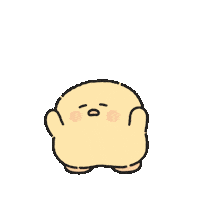 sickyaki jump chick belly 점프 Sticker