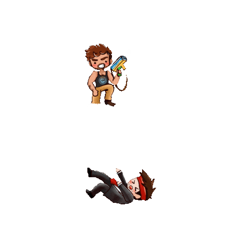 Die Hard Blaine Gibson Sticker by Rooster Teeth