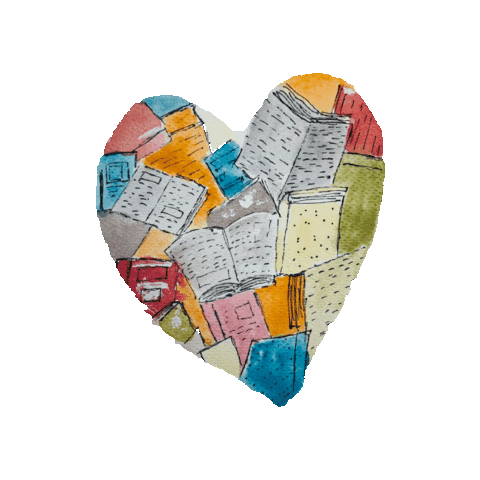 Book Love Sticker by KatarinaBric