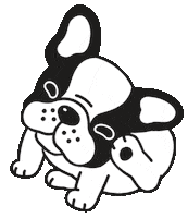 Dog Sticker by Colourbook