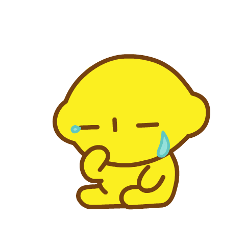 Sad Cry Sticker by Little Lemon Friends NFT