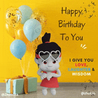 Celebrate Happy Birthday GIF by Zhotcita