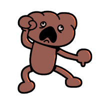 Cartoon Stone Sticker