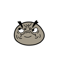 Cartoon Stone Sticker