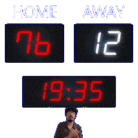 12 Away Sticker