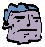 Guy Smile Sticker