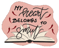 Open Book Booklover Sticker