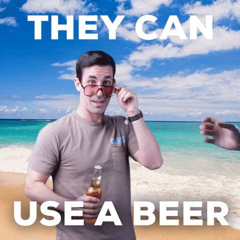 Drinking Beer GIF