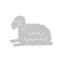 Baby Sheep Sticker by kikki.K