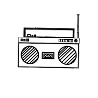 Radio Beat Sticker