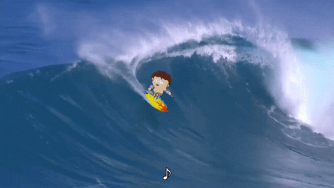 happy wave GIF by South Park 