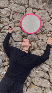 amselcom pink trippy spiritual trance GIF