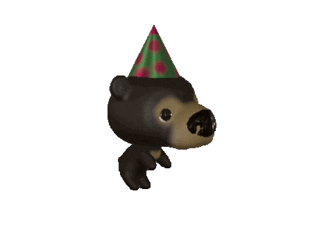 Bear Spinning Sticker