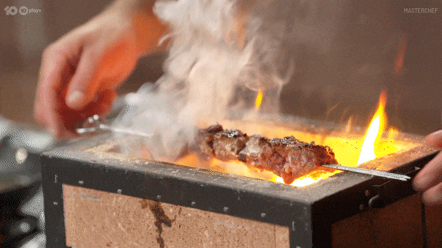 Fire Grill GIF by MasterChefAU