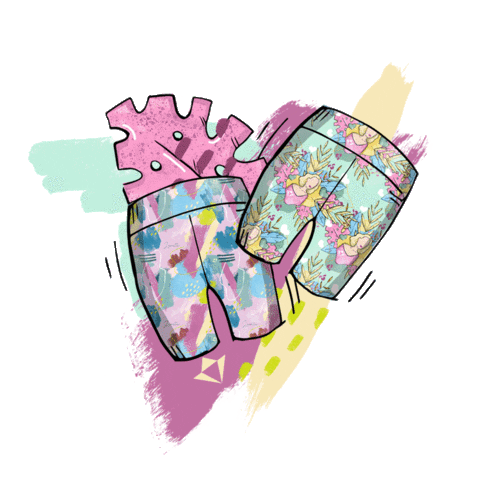 Fashion Clothing Sticker by Lamita
