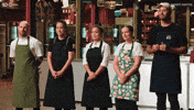 Nervous Dessert GIF by MasterChefAU