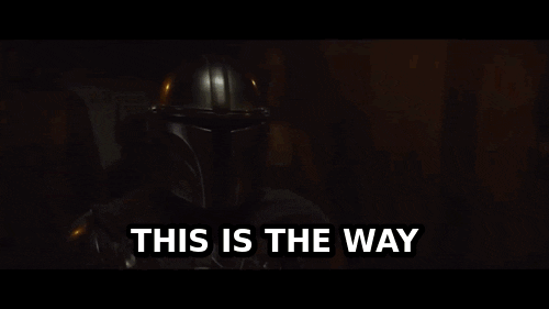 alcestronaut giphyupload mandalorian this is the way not the only way GIF