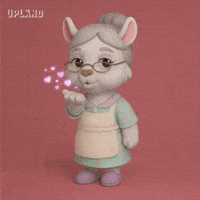 Facial Expression Blow Kiss GIF by Upland