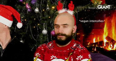 Christmas Vegan GIF by Sleeping Giant Media