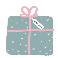 With Love Christmas Sticker