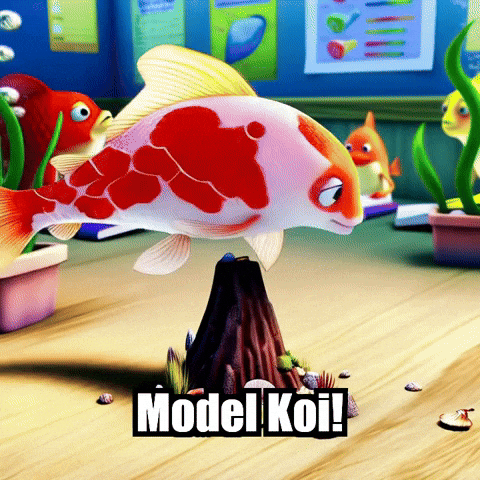 Koi Fish Building GIF by TheConfishius