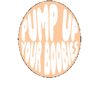 Nippli boobies pumpup nippli Sticker