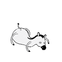 Locupanye dance horse fly walk Sticker