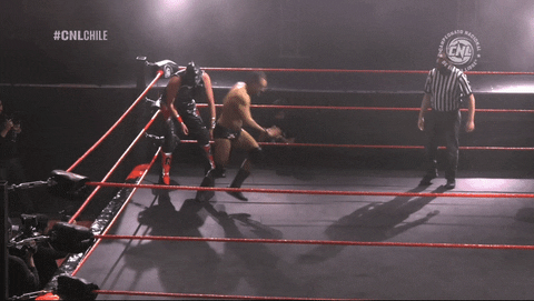Fight Wrestling GIF by CNL Chile