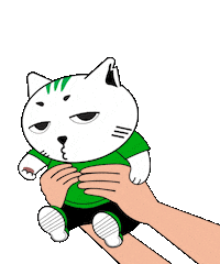 Cute Cat Sticker by Gojek Indonesia