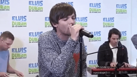 Louis Tomlinson Singing GIF by Elvis Duran Show