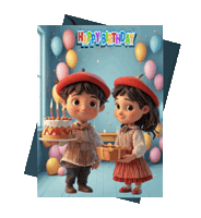 Happy Birthday Sticker