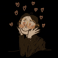 lakenbiletskiart love heart inlove obsessed GIF