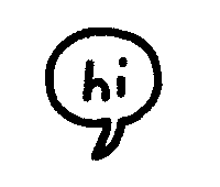 Text Hello Sticker by Lizzy Itzkowitz