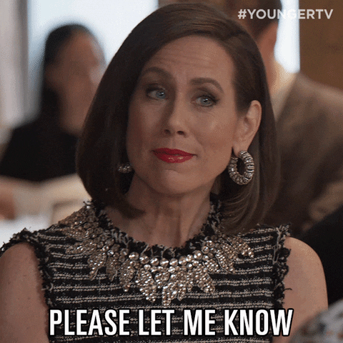 Let Me Know Dianatrout GIF by YoungerTV