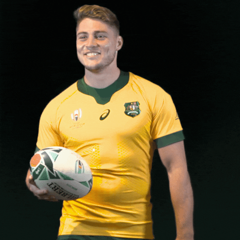 Happy Rugby World Cup GIF by Wallabies Official