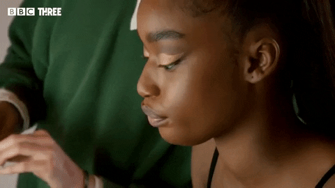 Glow Up Make-Up GIF by BBC Three