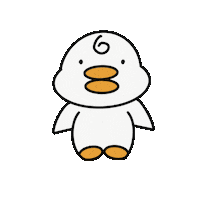 eesujinn duck 꽃 오리 장미 Sticker