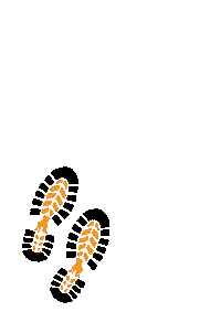 JuleWandert hiking boots wandern hikingwithdogs Sticker