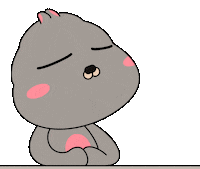 mabow hungry eat want 吃 Sticker