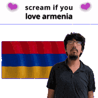 Armenia Flag Am Sticker