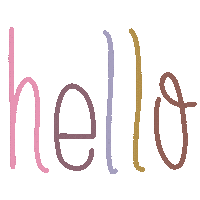 oandardesign hello hi instagram colorful Sticker