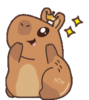 Capivara Sticker by Magnata Brindes