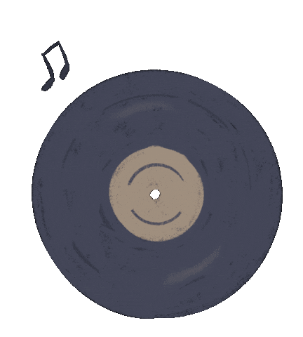 Mityartie giphyupload music retro 80s Sticker