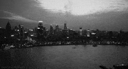 black and white landscape GIF by Head Like an Orange