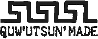 quwutsunmade native baga cowichan quwutsun Sticker